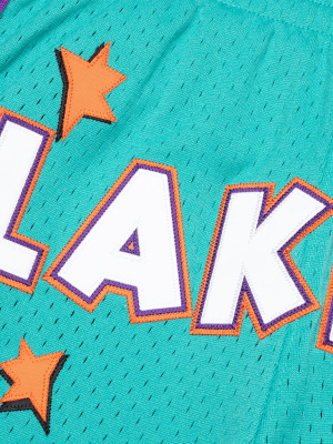 Just Don Nba Rookie Shorts Los Angeles Lakers 1995 - Teal