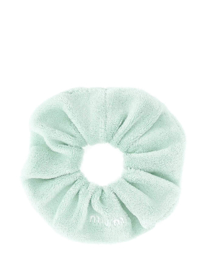 Miu Miu Logo Embroidered Scrunchie