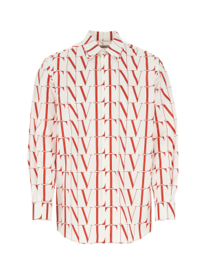 Valentino Vltn Times Print Shirt