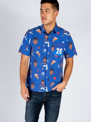The Saquon Barkley | Blue Hawaiian Shirt