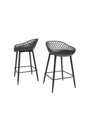 Set Of 2 26" Kurv Counter Height Barstool - Jamesdar