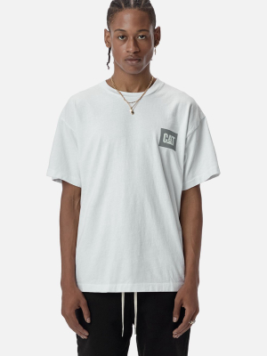 Je X Cat Reflect University Tee / White