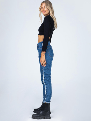 Holly Hi-rise Straight Leg Denim Jeans