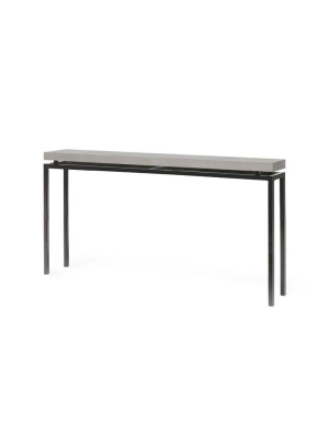 Benjamin Narrow Console Table Flat Black