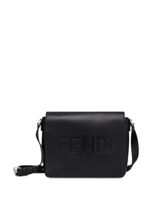 Fendi Roma Lettering Messenger Bag