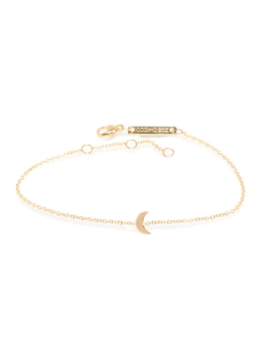 14k Itty Bitty Crescent Moon Bracelet