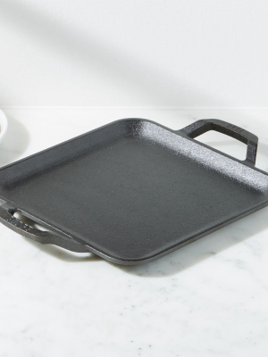 Lodge Chef Collection 11" Seasoned Cast Iron Square Griddle