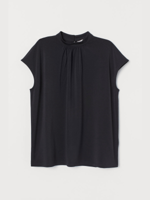 Stand-up Collar Top