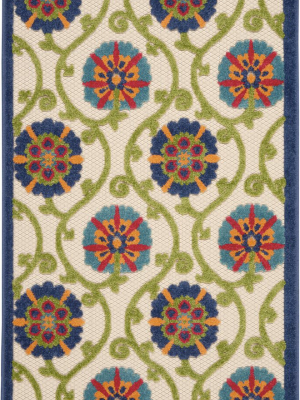 Aloha Indoor-outdoor Rug In Blue & Multi