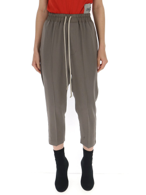 Rick Owens Drawstring Cropped Trousers