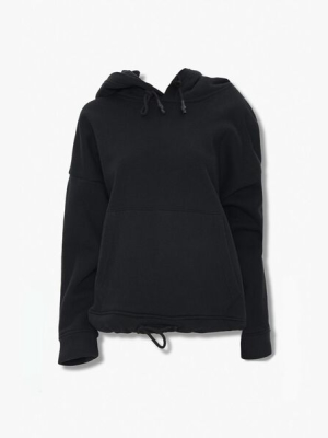 Fleece Drawstring Hoodie