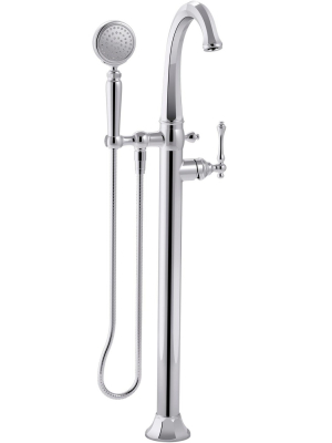 Kohler K-t97332-4 Kelston Floor Mounted Tub Filler With 1.75 Gpm Hand Shower And Masterclean Technology -