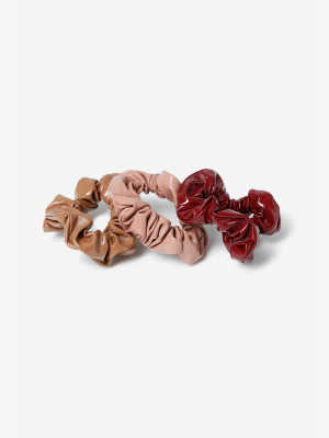 **vinyl Scrunchie 3 Pack