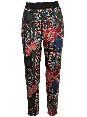 Moncler Floral Printed Tailored Pants