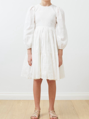 Petite Amalie Embroidered Butterfly Dress