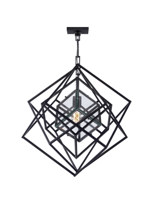 Cubist Small Chandelier In Various Colors