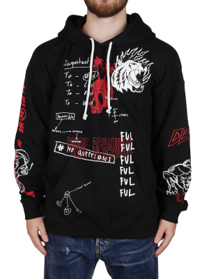 Diesel S-ummer B3 All-over Print Hoodie