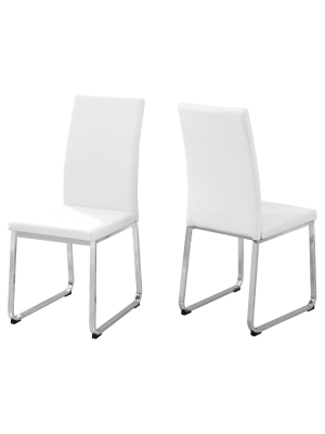 2pc Dining Chair Chrome - Everyroom