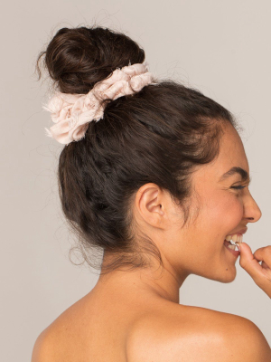 Brunch Scrunchie - Frayed Linen