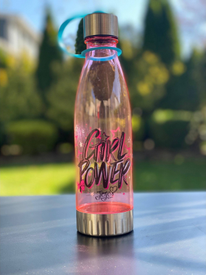 Jojo Siwa 20oz Plastic Tritan Water Bottle - Silver Buffalo