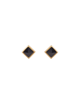 Lavalliere Stud Earring - Black Onyx