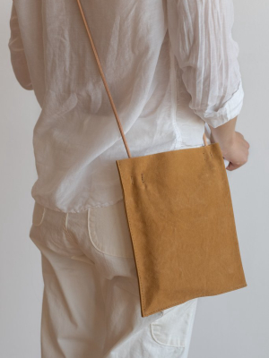 Canvas Pochette In Mustard