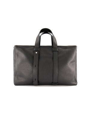 Micron Leather Weekender Bag