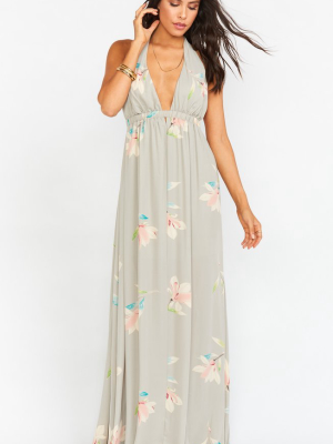 Luna Halter Dress ~ Lily Showers