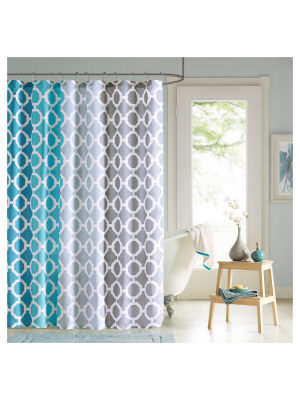 72"x72" Shower Curtain And Hook Set