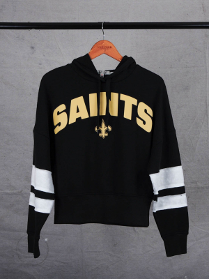 Womens Saints Sideline Striped Fleece