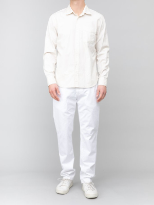 Twill Standard Chino White