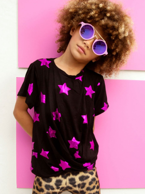 Metallic Star Tee