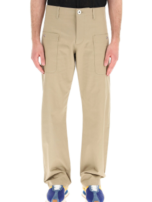 Lanvin Side Pocket Straight-leg Trousers