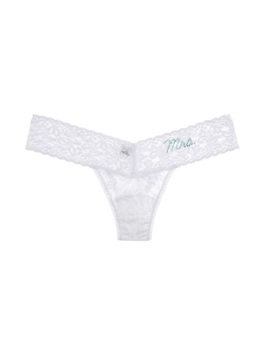 "mrs" Low-rise Thong