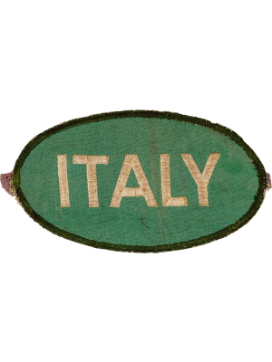 Vintage Wwii Italy Arm Patch
