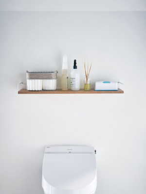 Tower Wall-mounted Wood Shelf In Various Colors