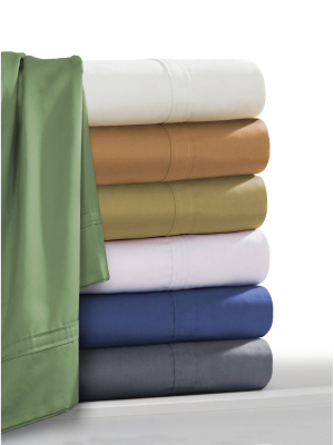 500 Thread Count Extra Deep Pocket Sateen Fitted Sheet - Tribeca Living