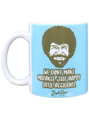 Aquarius Bob Ross Happy Little Accidents 11oz Boxed Ceramic Mug