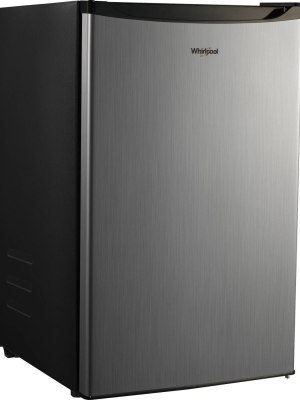 Whirlpool 4.3 Cu Ft Mini Refrigerator Stainless Steel Bc-127b