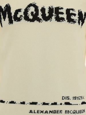 Alexander Mcqueen Logo Knit Jumper