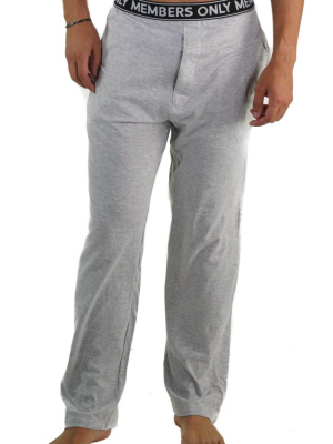 Men's Jersey Sleep Pant Logo Elastic - Grey