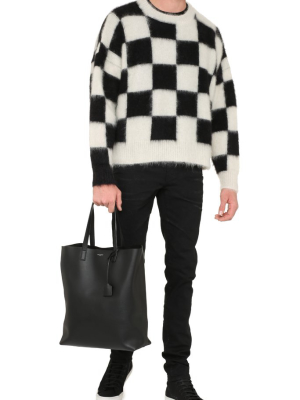 Palm Angels Plaid Knitted Jumper