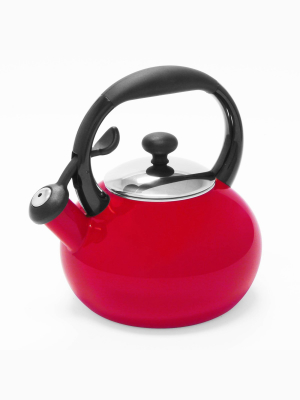 Chantal 1.8qt Button Teakettle - Red