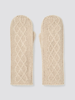 Cable Knit Mitten
