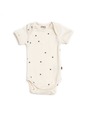 Organic Short Sleeve Bodysuit - Star