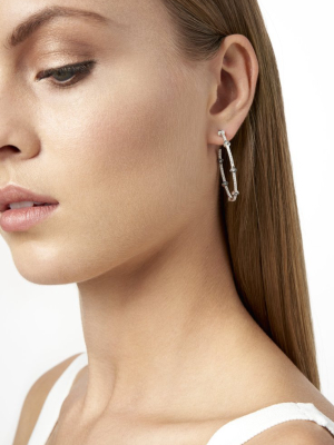 Best Selling Pavé Arrow Hoop Earrings