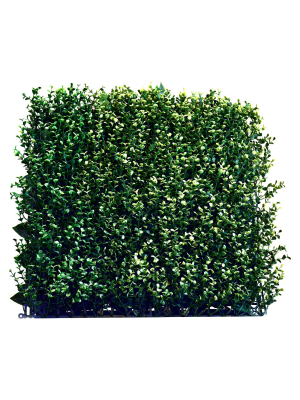 Artificial Myrtle Panels, Set Of 4