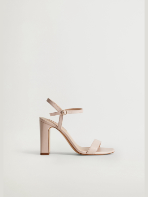 Heel Leather Sandals