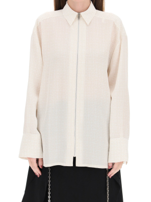 Givenchy Jacquard Zipped Shirt