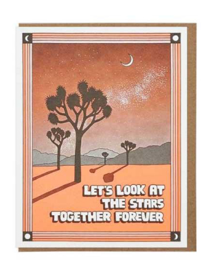 Let's Look At The Stars Forever Card